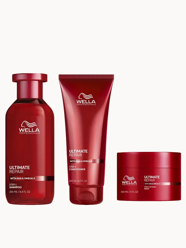 Wella Professionals Ultimate Repair Shampoo, Conditioner and Mask Bundle for Damaged Hair - Wella Professionals Care