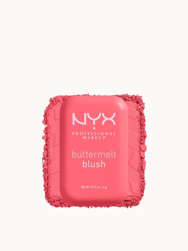 NYX Professional Makeup Buttermelt Powder Blush up to 12H Wear, Fade and Transfer Resistant (Various Shades) - Rimmel