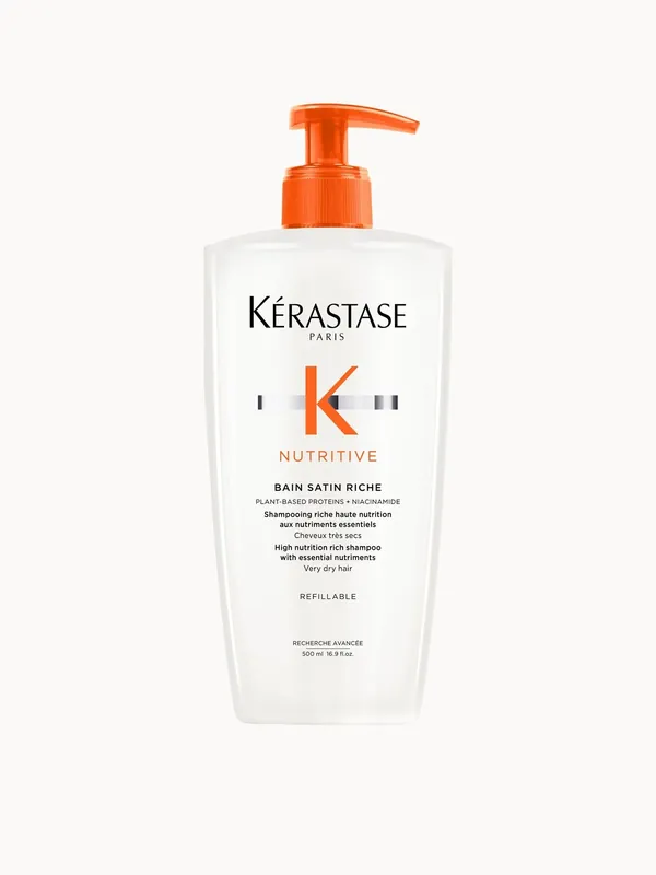 Kérastase Nutritive Bain Satin Riche Refillable Shampoo 500ml For Very Dry Hair - Kerastase