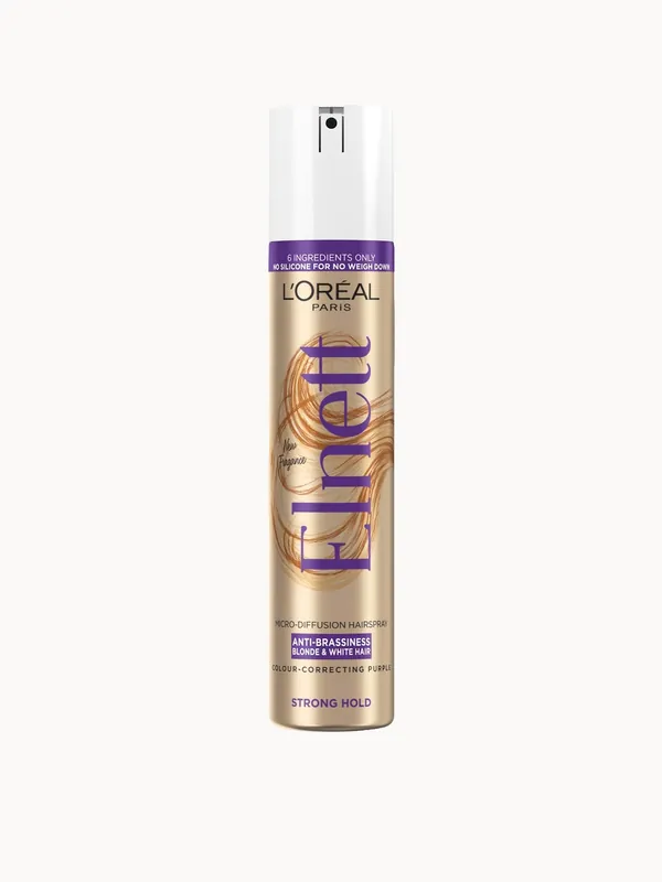 L'Oréal Paris Elnett Hairspray Anti-Brassiness for Blonde and White Hair 200ml