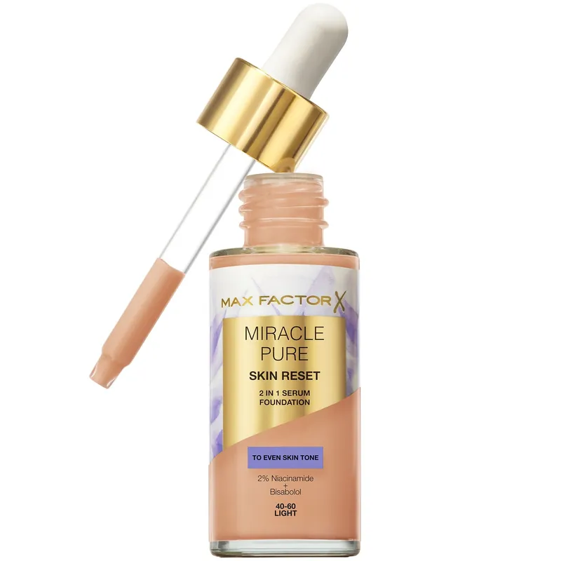 Max Factor Miracle Pure Skin Revival Serum Foundation 30ml (Various Shades) - Maybelline