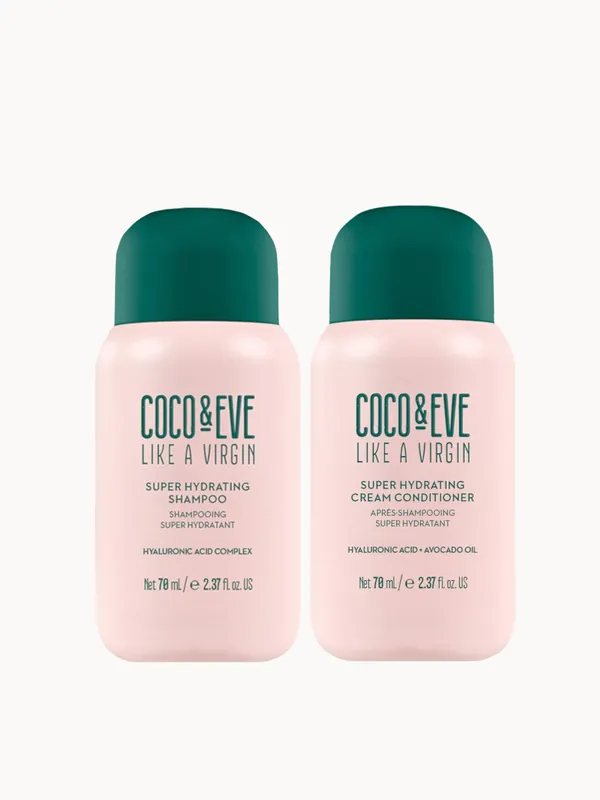 Coco & Eve Super Hydrating Shampoo and Conditioner Travel Bundle