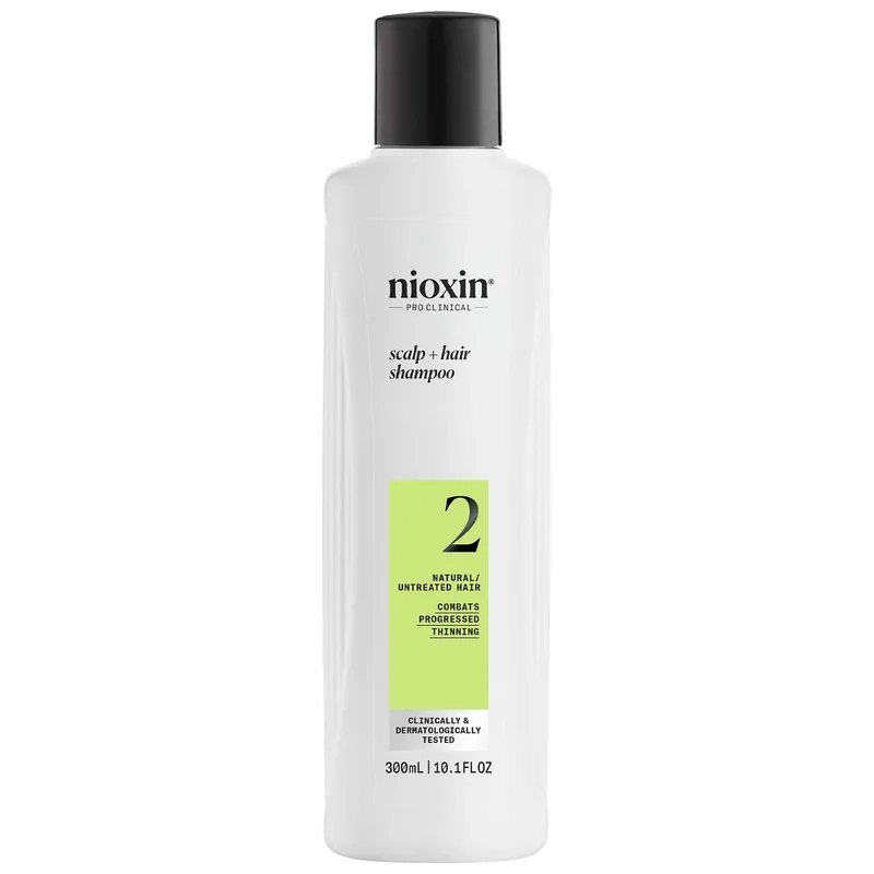 NIOXIN Scalp and Hair Thickening System 2 Shampoo for Natural Hair with Progressed Thinning 300ml - Pureology