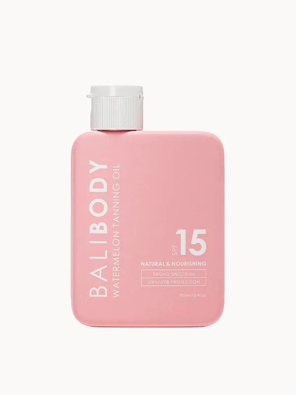 Bali Body Watermelon Tanning Oil SPF15 100ml - Piz Buin