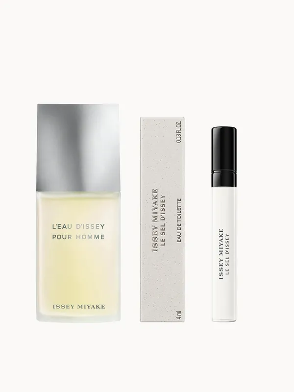 Issey Miyake L'Eau d'Issey Pour Homme 75ml and NEW Le Sel 4ml