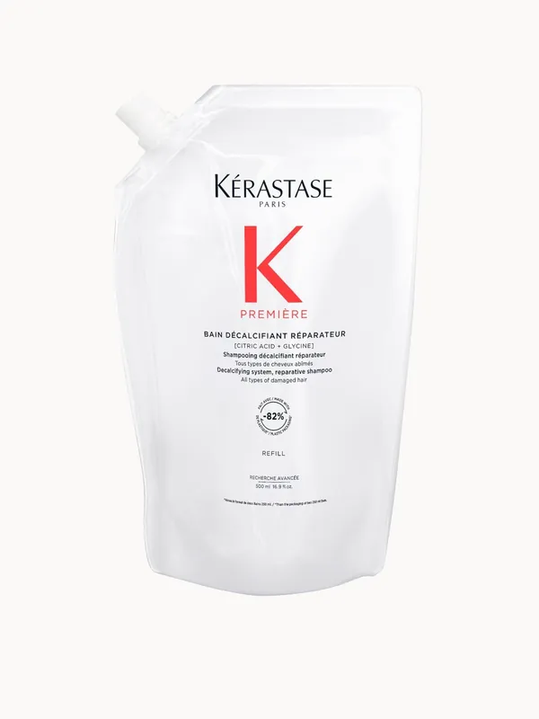 Kérastase Première Shampoo Decalcifying & Repairing Refill Pouch for Damaged Hair with Pure Citric Acid and Glycine 500ml - Kerastase