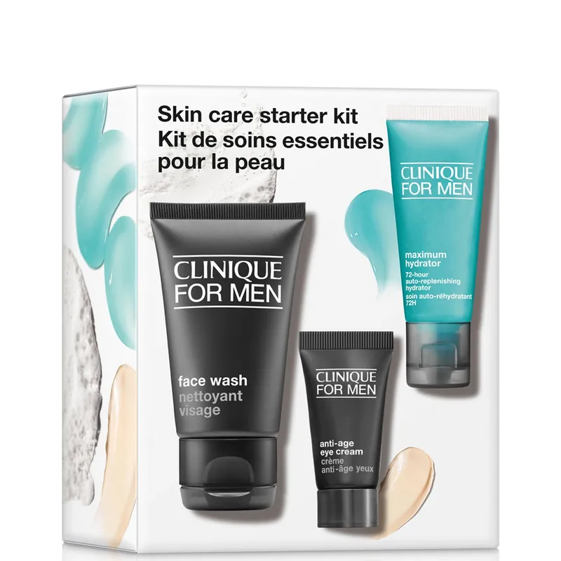 Clinique For Men: Skincare Starter Travel Gift Set (Worth £26)