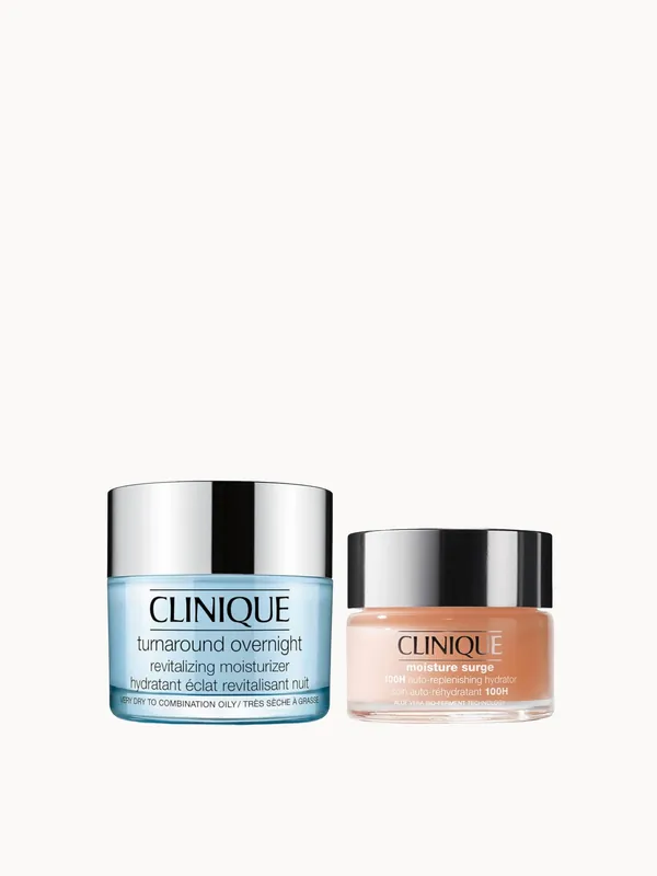 Clinique Glowing Day & Night Moisturiser Duo with Hyaluronic Acid
