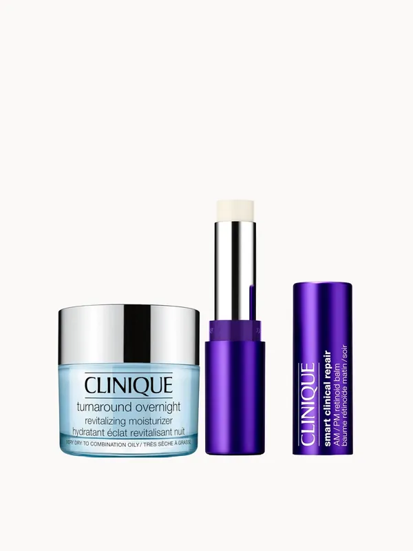 Clinique Plump & Illuminate Night Skincare Duo with HA + 1% Retinoid