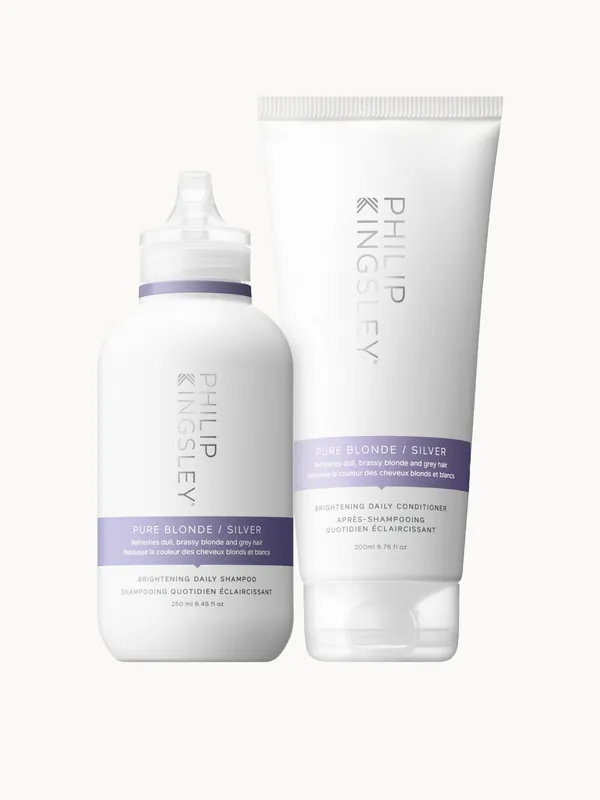 Philip Kingsley Pure Blonde/Silver Shampoo 250ml & Conditioner 200ml Duo (Worth £56.00)