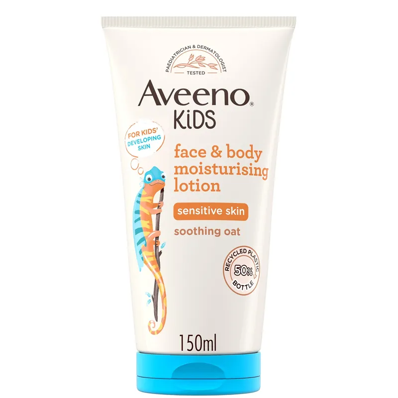 Aveeno Kids Moisturising Face and Body Lotion Kids Moisturiser 150ml - Garnier
