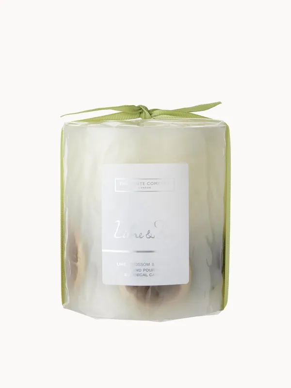 The White Company Lime & Bay Medium Botanical Candle 660g