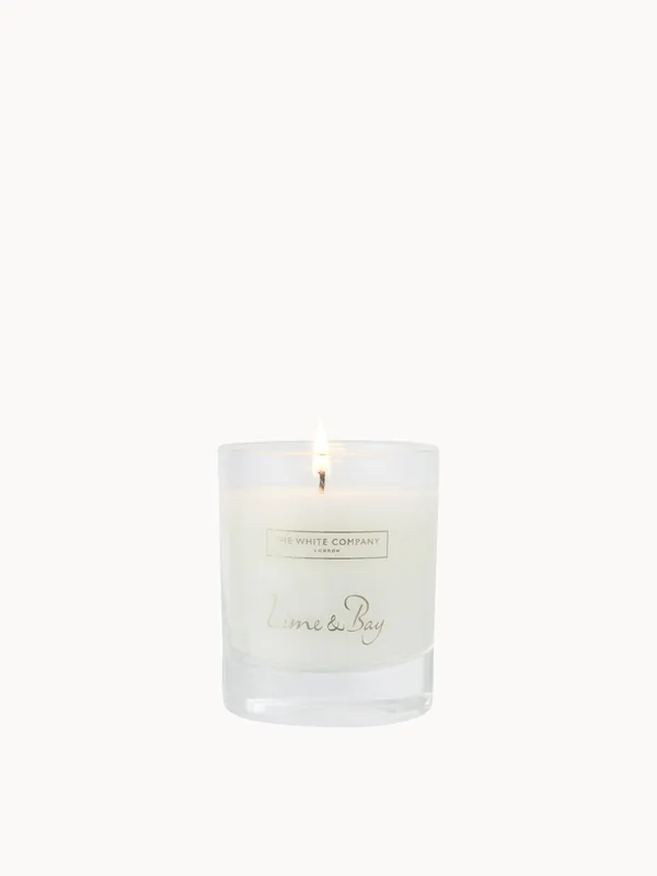 The White Company Lime & Bay Signature Candle 140g