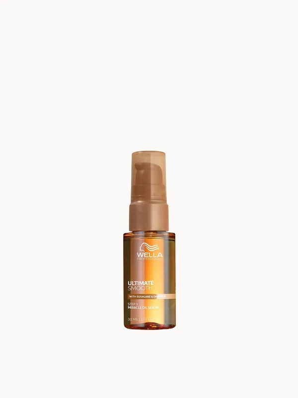 Wella Professionals Ultimate Smooth Miracle Hair Oil Serum with Squalane & Omega 9 for Dry, Dull & Frizzy Hair 30ml - Wella Professionals Care