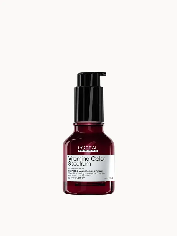 L'Oreal Professionnel Vitamino Colour Spectrum Glass Shine Serum 50ml, anti-frizz, anti-humidity treatment