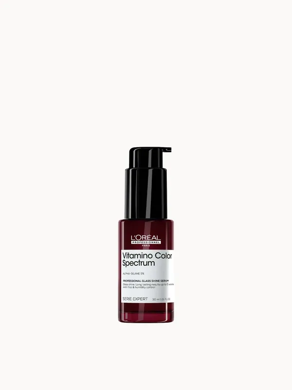 L'Oreal Professionnel Vitamino Colour Spectrum Glass Shine Serum 30ml, Anti-Frizz, Anti-Humidity Treatment