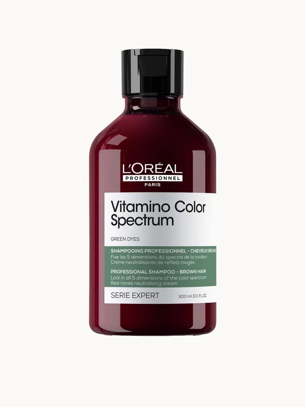 L'Oréal Professionnel Vitamino Color Spectrum Green Tinted Shampoo For Dark Brown Coloured Hair 300ml