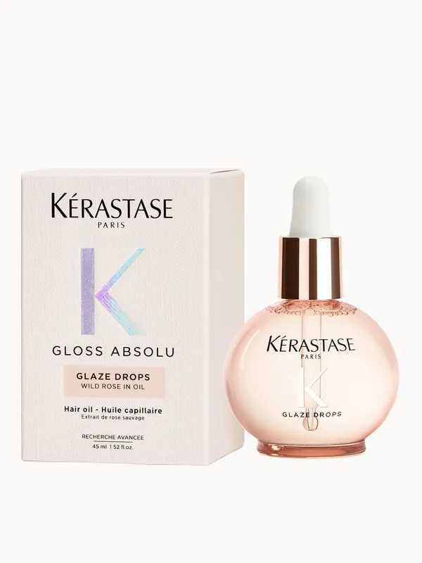 Kérastase Gloss Absolu Glaze Drops Hair Oil with Wild Rose 45ml - Kerastase