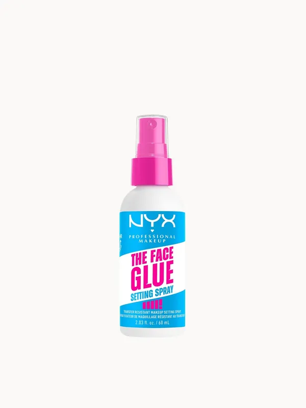 NYX Professional Makeup The Face Glue Setting Spray Up To 24 Hour Wear Transfer Resistant & Waterproof 60ml