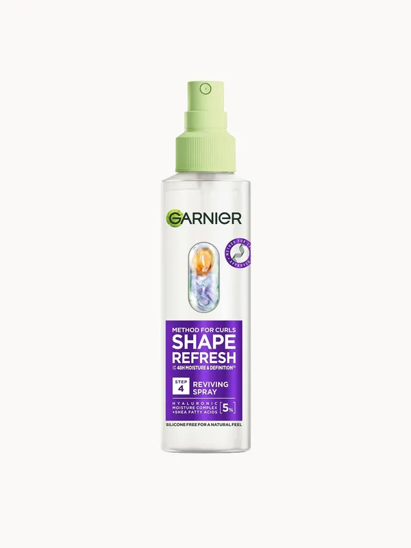 Garnier Method For Curls Spray, up to 48H moisture and definition 150ml - JVN