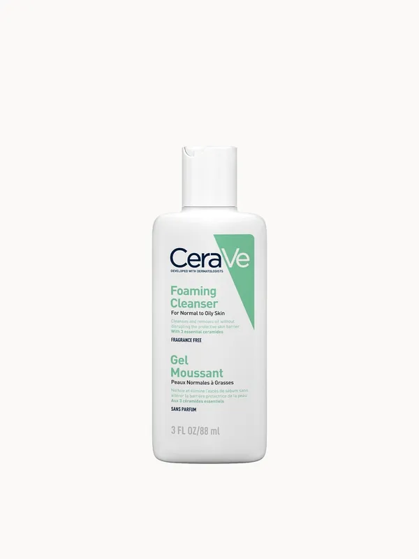 CeraVe Travel Size Foaming Cleanser for Oily Skin 88ml