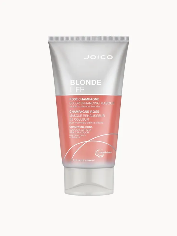 Joico Blonde Life ROSÉ CHAMPAGNE Color Enhancing Masque 150ml - lookfantastic Beauty Box