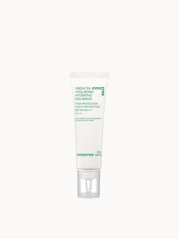 INNISFREE Green Tea Hyaluronic Moist Sun Serum SPF50 50ml - Clinique