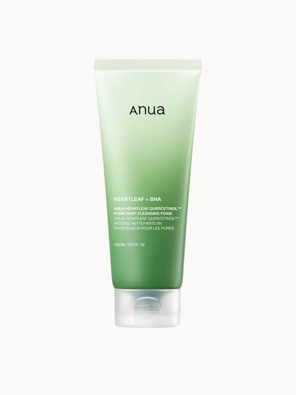 Anua Heartleaf Quercetinol Pore Deep Cleansing Foam 150ml - Beauty of Joseon