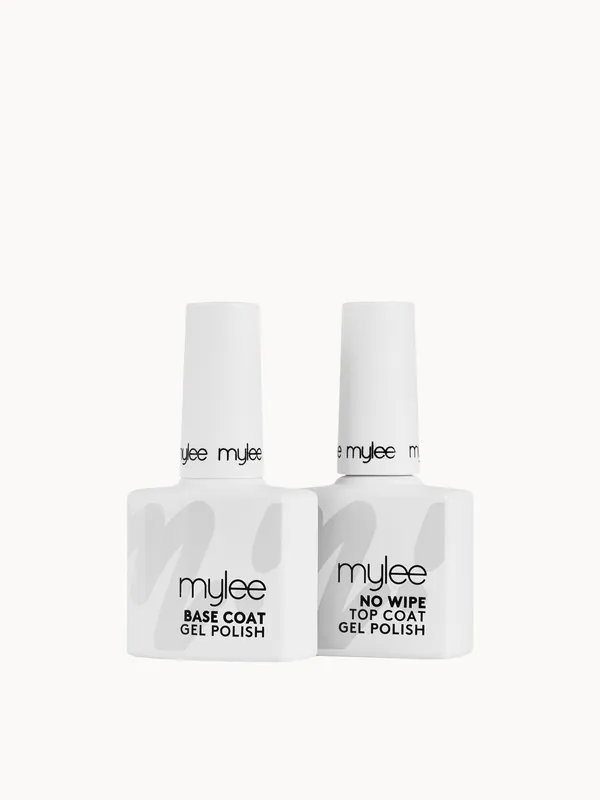Mylee Gel Nail Polish No Wipe Top & Base Duo (Worth £20)