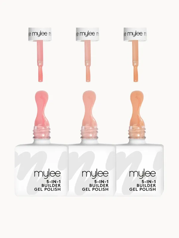 Mylee 5 in 1 Builder Gel Trio - Au Natural (Worth £42)