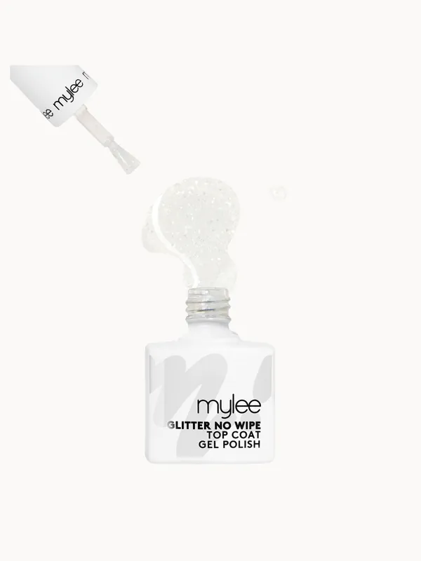 Mylee Gel Nail Polish Glitter No Wipe Top Coat
