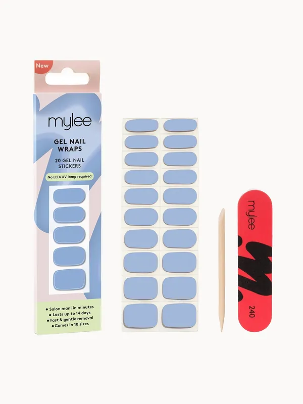 Mylee Gel Nail Wraps - Once In A Blue Moon