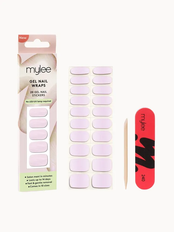 Mylee Gel Nail Wraps - Seashell