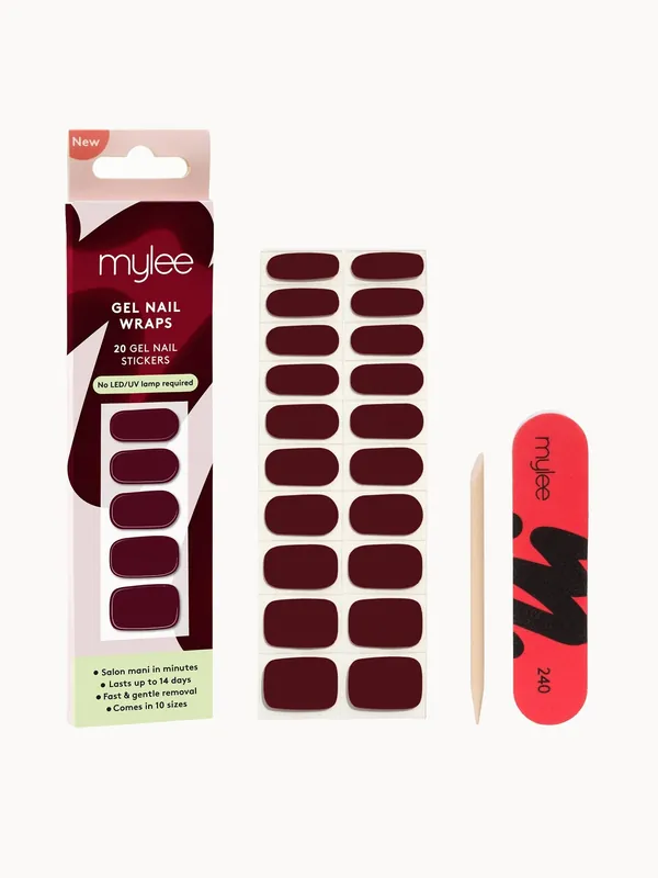 Mylee Gel Nail Wraps - Diva
