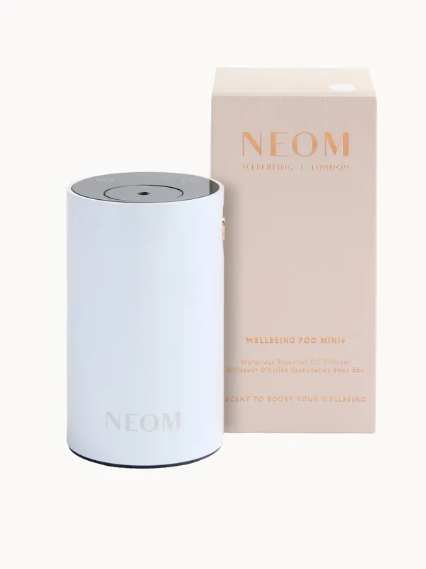 Neom Wellbeing London Pod Mini+ Waterless Essential Oil Diffuser White