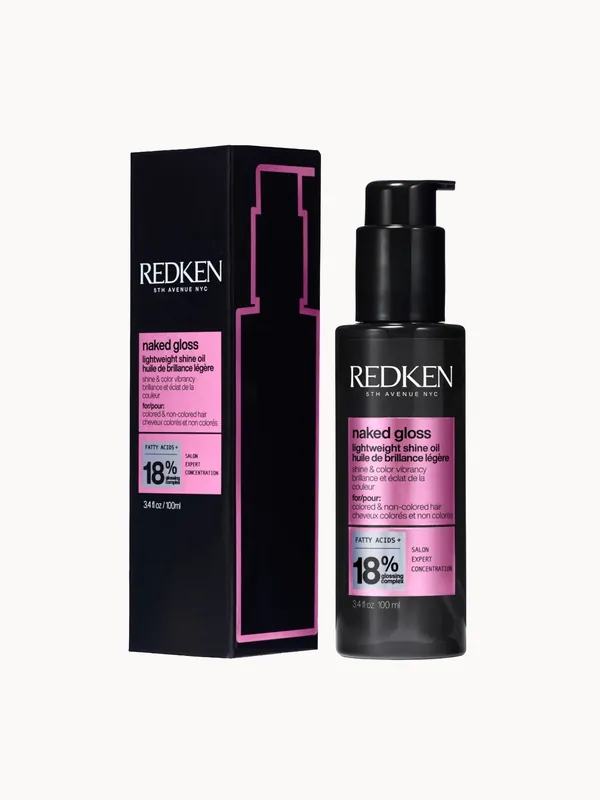 Redken Acidic Color Gloss Naked Gloss, Lightweight Hair Oil, add Shine and Moisture for Dull Hair 100ml