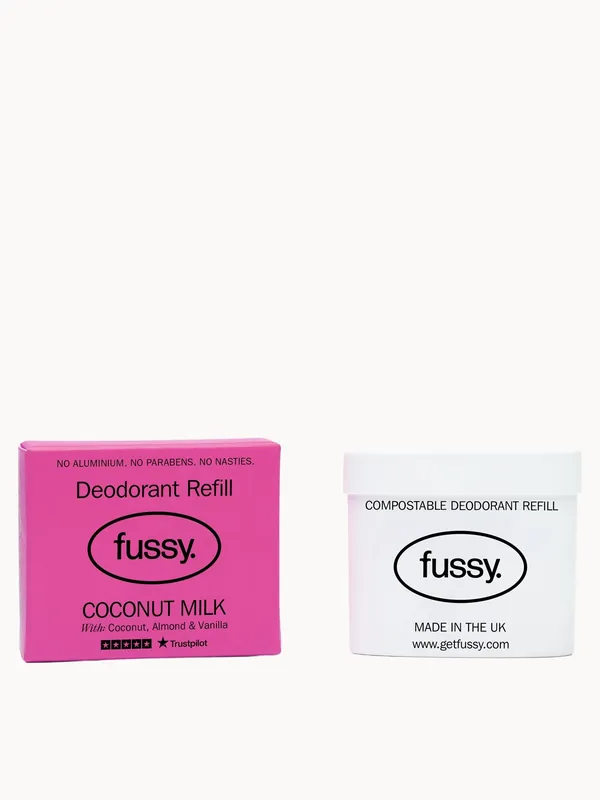 Fussy Natural Deodorant Refill Coconut Milk 40g - Laura Mercier