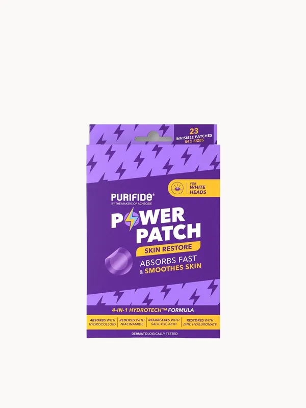 Purifide by Acnecide Skin Restore Pimple Patches, Patch Your Spot with Hydrocolloid and Salicylic Acid 23 Absorbent Patches - COSRX