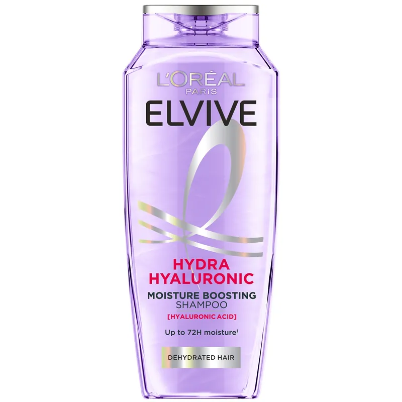 L’Oréal Paris Elvive Hydra Hyaluronic Moisture Boosting Shampoo with Hyaluronic Acid for Dry & Dehydrated Hair 500ml - L'Oréal Paris
