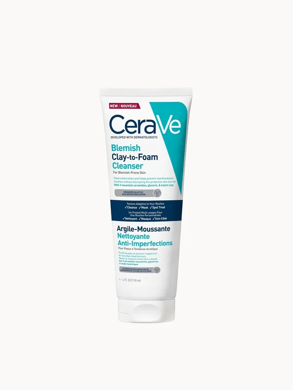 CeraVe Blemish Clay To Foam Cleanser 118ml
