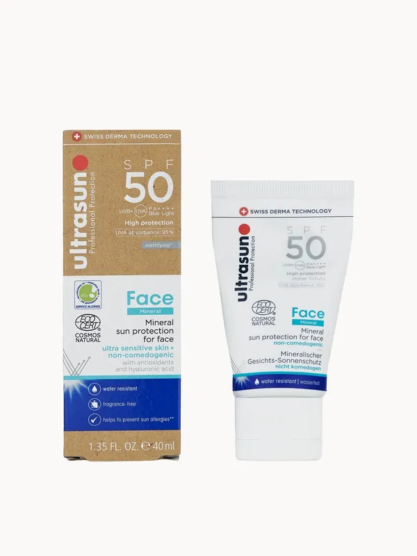 Ultrasun Mineral Face SPF50 40ml