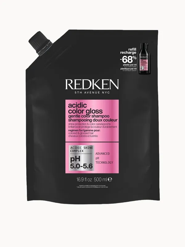 Redken Acidic Color Gloss Shampoo Refill Pouch 500ml