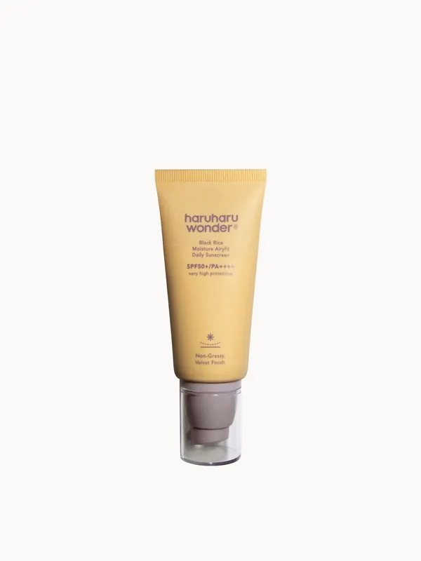 Haruharu Wonder Black Rice Moisture Airyfit Daily Sunscreen SPF50+/PA++++ 50ml - Beauty of Joseon