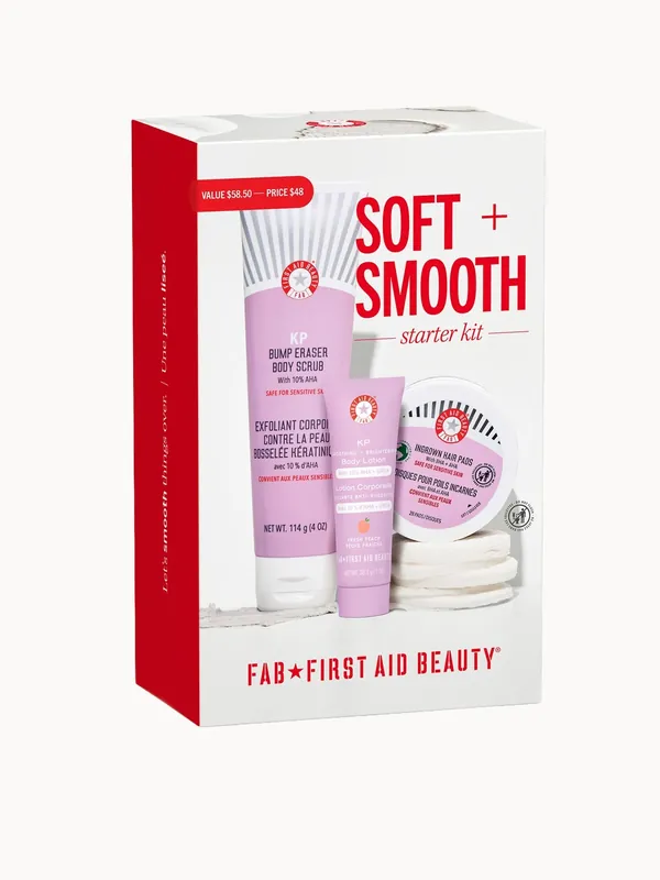 First Aid Beauty Soft + Smooth Starter Kit – Body Bestsellers (Worth £43) - The Ordinary