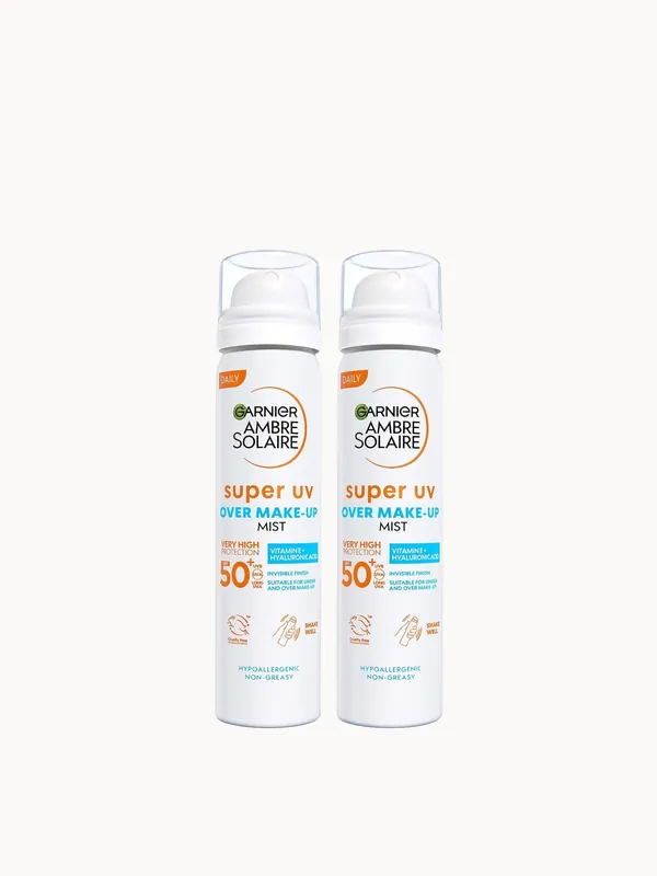 Garnier Ambre Solaire Over Makeup Super UV Protection Mist SPF50+ 75ml Duo - La Roche-Posay