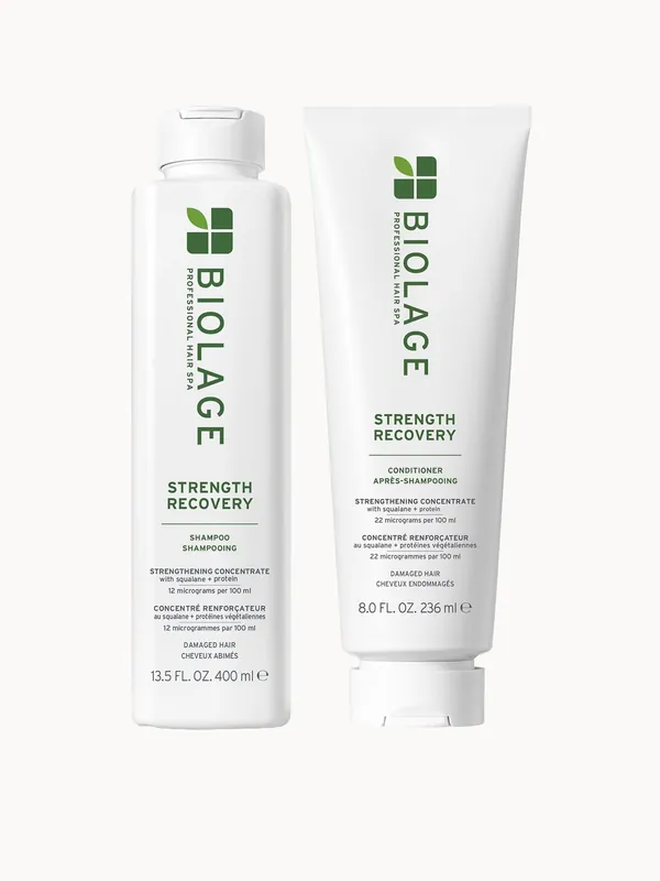 Biolage Strength Recovery Shampoo 400ml and Conditioner 236ml Duo - Philip Kingsley