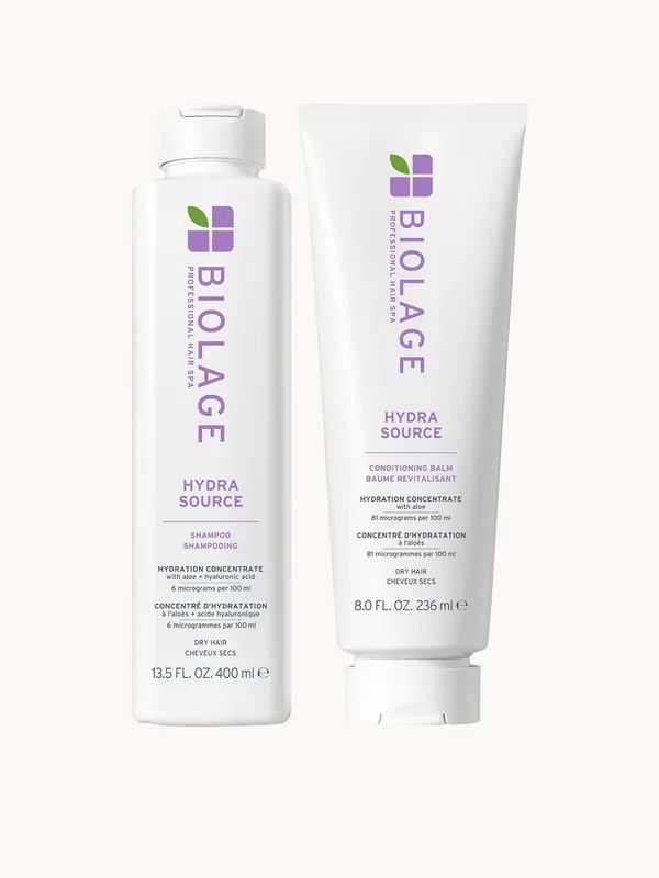 Biolage Hydra Source Shampoo 400ml and Conditioner 236ml Duo