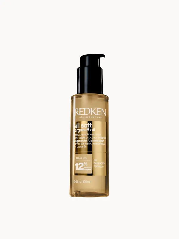 Redken All Soft Argan-6 Oil for Softness, Shine and Protection 100ml