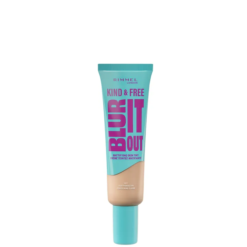 Rimmel London Kind & Free BLUR IT OUT Mattifying Skin Tint 30ml (Various Shades) - Maybelline