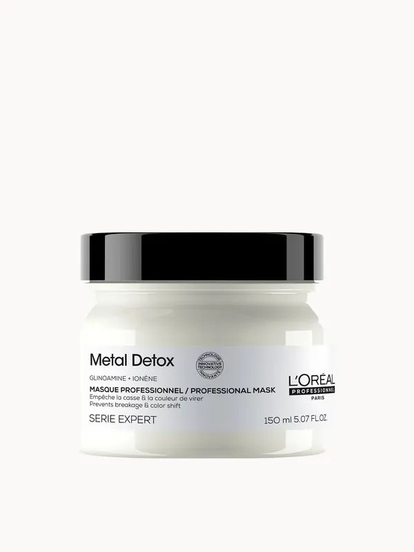 L'Oréal Professionnel Metal Detox Hair Mask, Prevent Breakage & Colour Fade from Hard Water 150ml